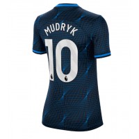 Chelsea Mykhailo Mudryk #10 Vonkajší Ženy futbalový dres 2023-24 Krátky Rukáv